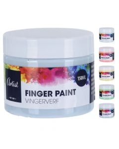 Finger paint pots. plastike. 150 ml