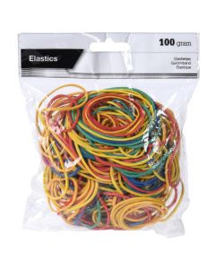 Elastic bands. 100 g. mixed. 1 pack