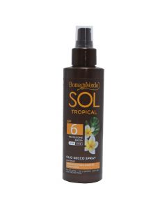 Tanning oil spray for the skin, SPF 6, Sol Tropical, Bottega Verde, 150 ml
