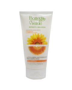 Antioxidant lotion for body skin, Carrot & Sunflower, Beauty Extracts, Bottega Verde, 150 ml