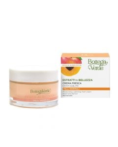 Krem për fytyrën, për lëkurë normale, Peach & Apricot, Beauty Extracts, Bottega Verde, 50 ml
