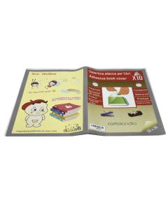 Mbeshtjellese libri adesive, 50x36 cm, bardhe, 1 cope