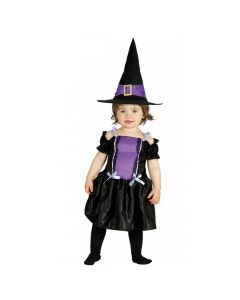 Violet Witch Halloween Costume for Kids, polyester, 92/94 cm, purple, 1 piece