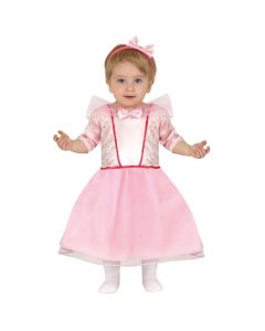 Halloween costume for children, Pink Princess, polyester, 86-98 cm, pink, 1 piece