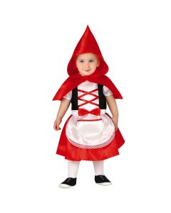 Halloween costume for children, Red Riding Hood, polyester, 69-86 cm, red, 1 piece