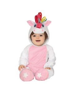 Halloween costume for children, Unicorn, polyester, 69-86 cm, pink, 1 piece