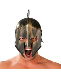 Gladiator helmet, plastic, universal, grey, 1 piece