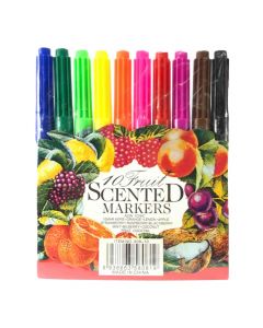 Markera me ngjyra për fëmijë, me aromë frutash, plastikë, 14 cm, mikse, 10 copë