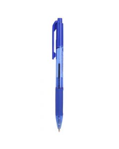 Pen, Deli, plastic, 14x1.5x1 cm, blue, 1 piece