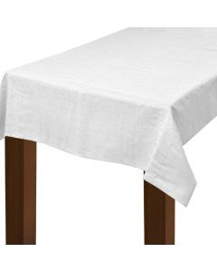 Mbulese tavoline,Bea,e bardhe,Poliester,140x240 cm
