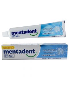 Toothpaste, Mentadent, white, crystalgel, 125 ml, 1 piece