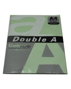 Letër me ngjyra, "Double A", A4, 80 gr, 25 fletë, jeshile