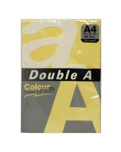 Colour paper, "Double A", A4 , 80 gr, yellow
