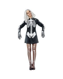 Halloween costume for women, "Skeleton girl", XS zi-b