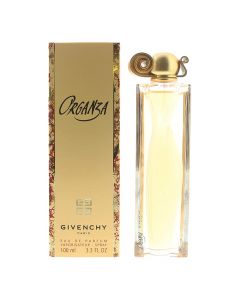 Eau de parfum (EDP) për femra, Givenchy Organza, EDP 100 ml, qelq dhe metal, gold, 1 copë