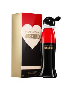 Eau de toilette (EDT) for women, Moschino, Cheap & Chic, EDT 30ml, glass and metal, green, 1 piece