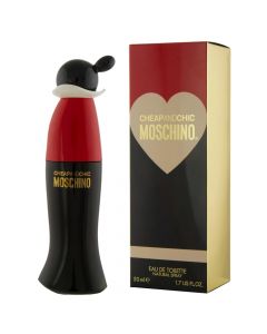 Parfum për femra, Moschino, Cheap & Chic, EDT 50ml, qelq dhe metal, jeshil, 1 copë