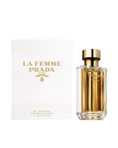 Eau de parfume (EDP) per femra, Prada, La Femme, edp 50 ml, qelq dhe metal, floriri 1 copë