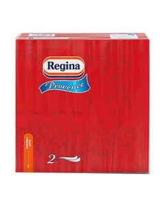 Paper napkins, Regina Provence, red, 38x38cm, 44 sheets