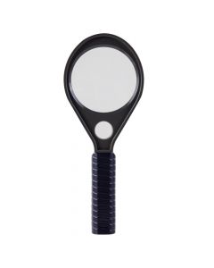 Deli Magnifying  glass, plastic, 3x60 mm, black