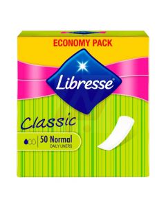 Sanitary napkins, Economy pack, Classic normal, 50 pieces
