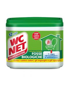 Toilet sanitizer, Wc net, 12 capsules, 1 pack