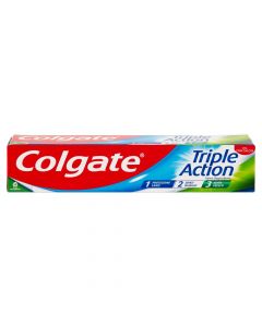 Pastë dhëmbësh, Colgate, Triple action, plastike, e kuqe dhe blu, 75 ml, 1 copë