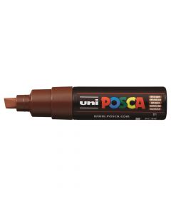 Water-based marker, UNI POSCA, PC-8K, Brown, 1 piece