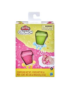 Play Doh, Crystal crunch, 2x85 gr, rozë/jeshile, 1 pako