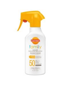 Carroten Family Suncare Face & Body Milk Spray SPF50, 270 ml