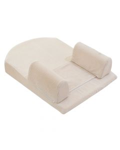 Baby sleeping positioner, Kikka boo, cotton-polyester, 51x36x15 cm, beige, 1 piece