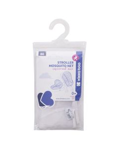 Insect protection net for stroller, Kikka boo, white, 1 piece