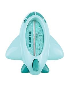 Termometër uji për fëmijë, Kikka Boo, dizenjo avioni, mente, 10x4x11 cm, 0-50 °C, 1 copë