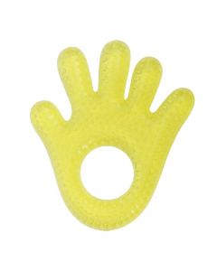 Gum cooler, Cangaroo, hand shape, yellow, 1 piece