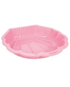 Vaskë plastike për fëmijë, guaskë, 90x84x24 cm, rozë, 1 copë