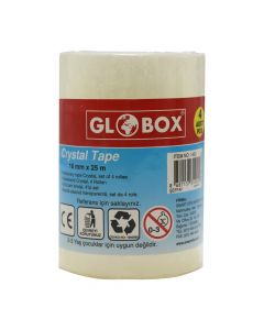 Adhesive tape set, transparent, Globox, 4 pieces
