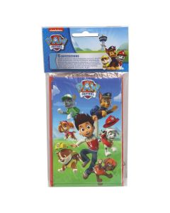 Invitation, Paw Patrol, cardboard, with envelope, 6 pieces, 1 package
