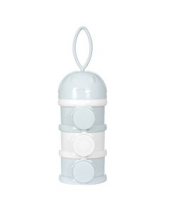 Baby milk holder, Kikka Boo, 3 compartments, plastic, blue, 1 piece