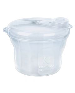 Milk powder container, Kikka Boo, 2 in 1, 3 compartments, 240 ml, 7.8x8.5x25 cm, blue, 1 piece
