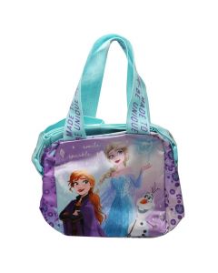 Children's bag, Frozen II, polyester, 16x16x8 cm, blue/purple, 1 piece