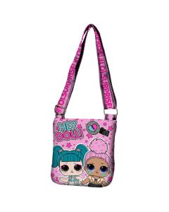 Bag for children, LOL Surprise, polyester, pink, 1 piece