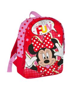 Bag for children, Minnie Mouse, polyester, 21x27x7 cm, red, 1 piece