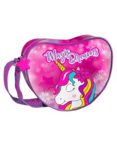 Children's bag, Unicorn, polyester, pink, 17x14x6 cm, 1 piece