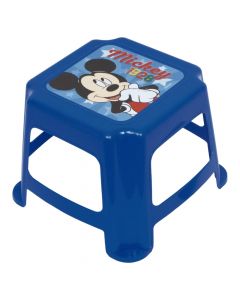 Stol për fëmijë, Mickey Mouse, plastike, 27x27x21 cm, blu, 1 copë