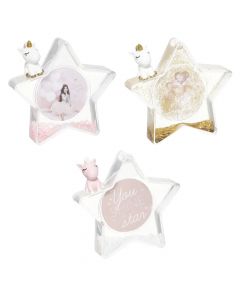 Kornizë fotosh për fëmijë, Unicorn dhe yll, rozë, 11x2.5x10.5 cm, 1 copë