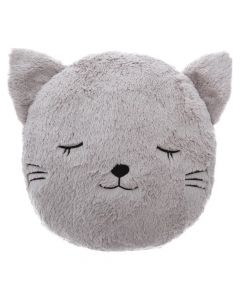 Decorative pillow, Cat, 30 cm, gray, 1 piece