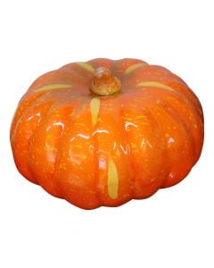 Artificial vegetables, pumpkin, 9 cm, orange, 1 piece