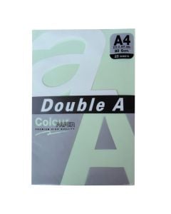 Letër Double A për fotokopje, 80 gr, A4, jeshile, 25 flete