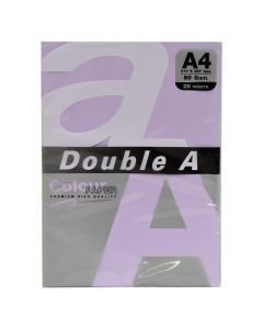 Letër A4 me ngjyrë për fotokopje, Double A, letër, 21x29.7 cm, lejla, 25 copë
