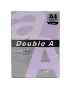 A4 colored copy paper, Double A, paper, 21x29.7 cm, purple, 25 pieces